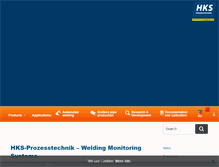Tablet Screenshot of hks-prozesstechnik.de